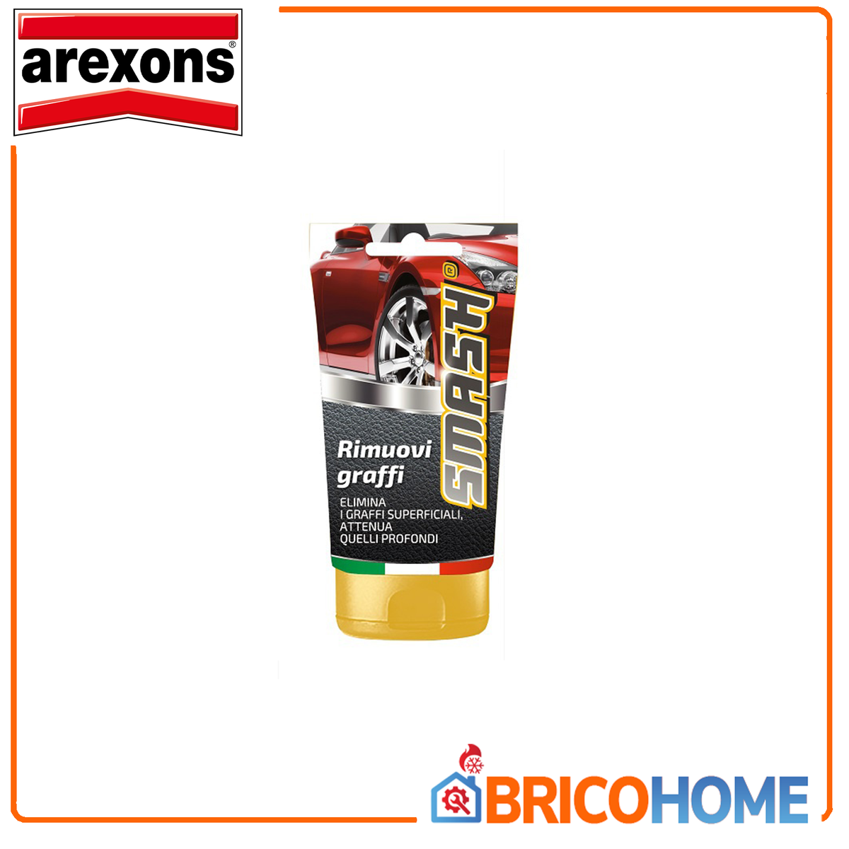 AREXONS - Smash Rimuovi Graffi Carrozzeria 150g | Microparticelle | Graffi Superficiali e Profondi | Lucidante