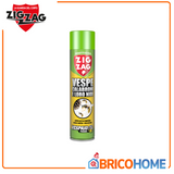 ZIG ZAG - Insetticida Vespe e Calabroni Vespaio Power | 600 ml | Getto 5 m | Azione Immediata e Residuale