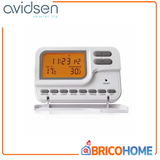 AVIDSEN - Programmateur numérique thermostat 103953 | Chauffage et climatisation | 6 intervalles/jour | Antigel