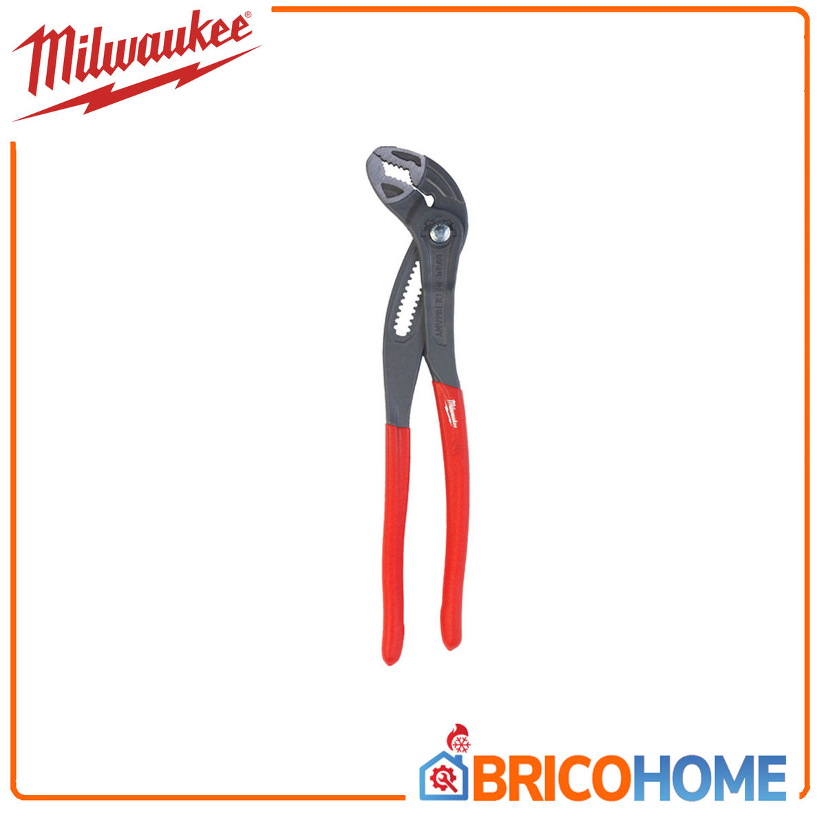 MILWAUKEE - Pinza Regolabile a Pappagallo 4932492460 | 300mm | Doppia Dentatura | Tempra a Induzione | Pulsante Regolazione Rapida | Trattieni Chiodi