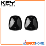 KEY AUTOMATION - Lichtschrankenpaar Aufputz und Unterputz FT33 | IP54 | Reichweite 25m | 10-30Vac / 10-40Vdc