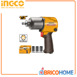 INGCO Pneumatic Impact Wrench 1/2" Drive 610Nm