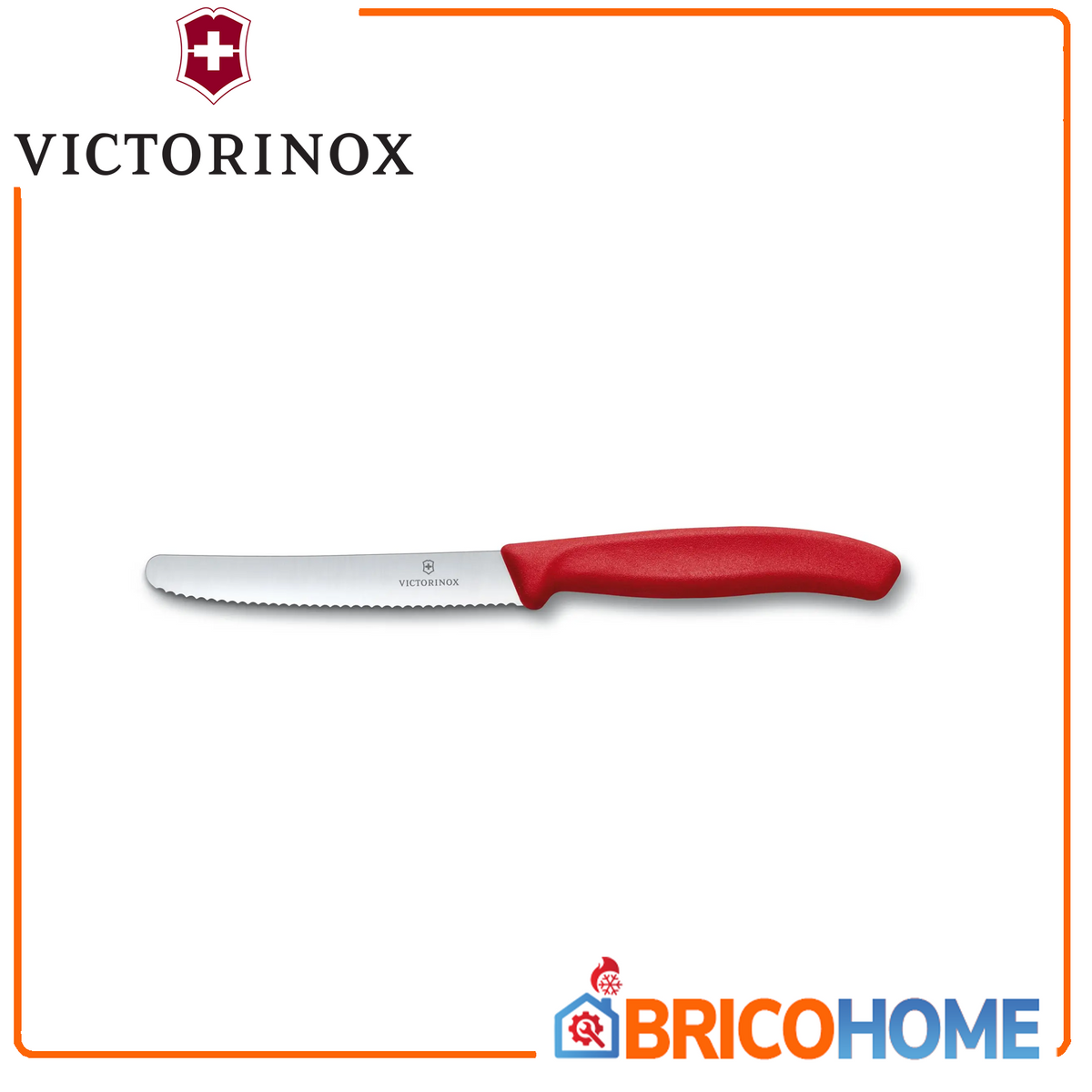 VICTORINOX - Coltello da Tavola Swiss Classic 6.7831 | Lama Seghettata 11cm | Lavastoviglie | Made in Switzerland