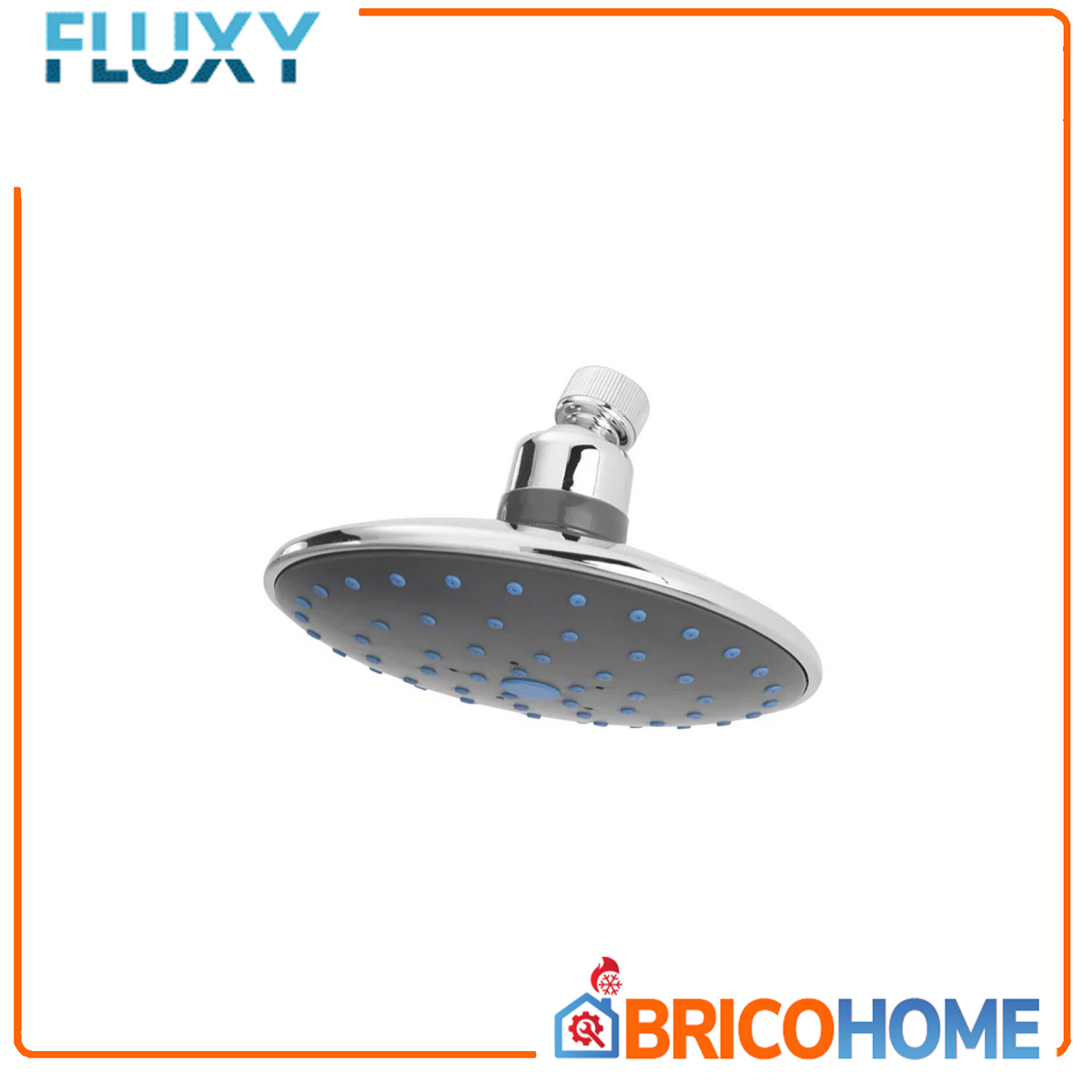 Soffione Doccia Circolare ABS Cromo Ø 16 cm AB/777018 | Anticalcare | Attacco 1/2'' F