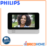 PHILIPS - WelcomeEye Add Connect 531038 | Monitor Aggiuntivo Wi-Fi 7" Touch | App WelcomeEye | 2 Fili | Bifamiliare