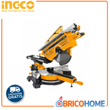 INGCO - Scie radiale + table de sciage MT2S18002 | 2 en 1 | 1800W | Ø305 mm | Glissière 185 mm