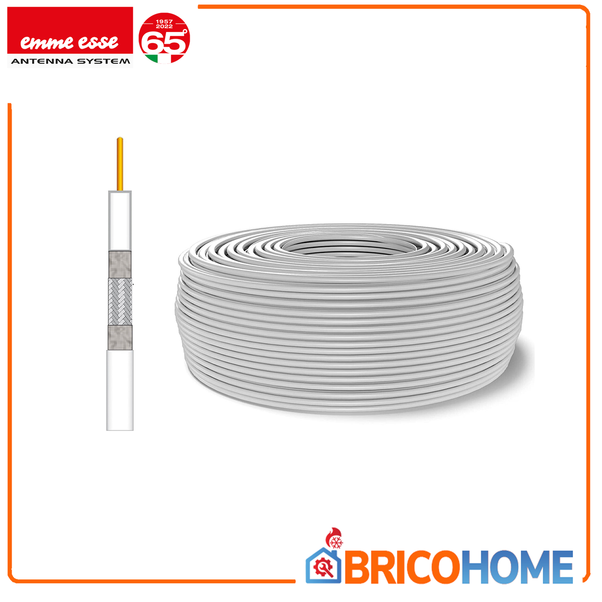 Class A 5mm TV Cable in 200-meter Reel - Emme Esse