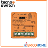 TECNO SWITCH - Centrale Smart Tapparelle TA100CW | Wi-Fi + Bluetooth | 230V | 2 Canali | 500W | App