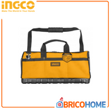 INGCO - Borsa Portattrezzi Fondo Rigido HTBG04 | 61cm | Tracolla | Carico 25kg | Tasche Interne
