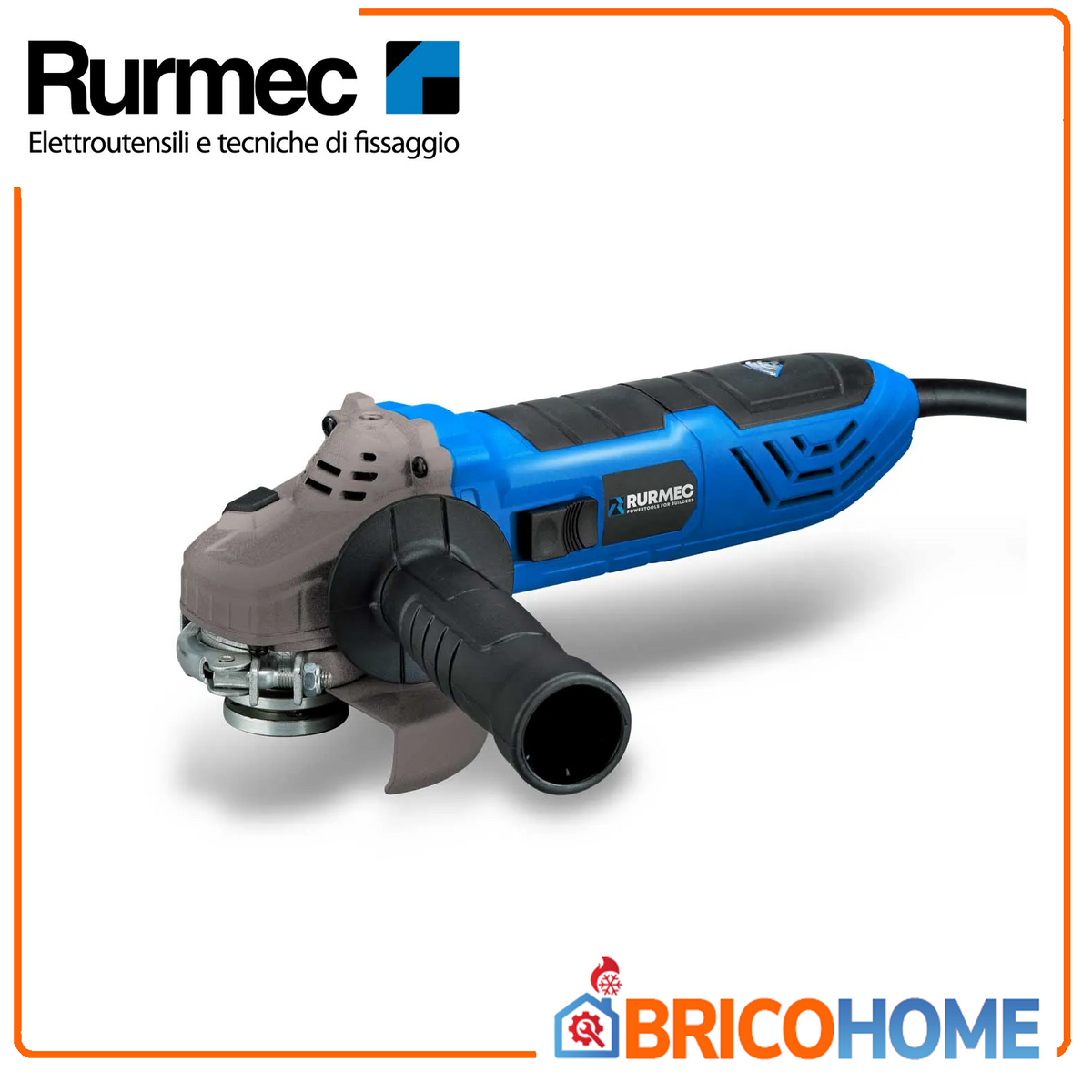 Rurmec - Meuleuse d'angle SMA 850 | 115-125mm | 850W | 12000 tr/min | Anti-redémarrage | Roulements étanches | Coupe et ébavurage