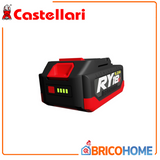 CASTELLARI - Batteria Litio RY01B | 18V 5,2Ah 90Wh | Utensili RY18V RY36V | Indicatore LED