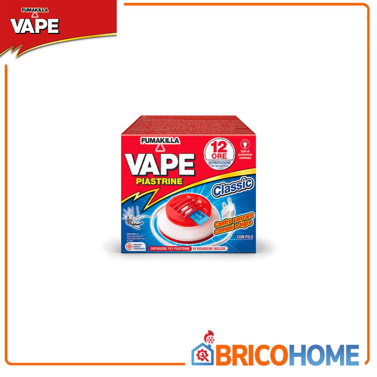 VAPE Diffusor für Verdampferköpfe mit Draht + 10 Classic-Verdampferköpfe