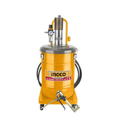 INGCO - Pneumatische Fettpresse auf Fahrgestell AGL02301 | 30 Liter | 400 BAR | Förderleistung 850g/min | 5m Schlauch