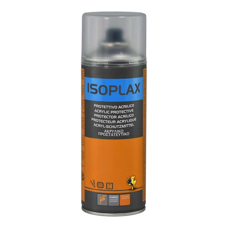 FAREN - ISOPLAX Protecteur acrylique isolant spray | 400ml | Transparent | -40°C/+60°C | Soudable