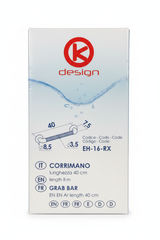 K Design corrimano EH-16-RX 40cm confezione sfondo bianco