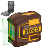 INGCO - Set Completo COSLI250511E | Trapano Brushless 76Nm + Livella Laser Verde 35m + Distanziometro 70m | 2 Batterie 20V 2Ah | 47 Accessori | Valigetta