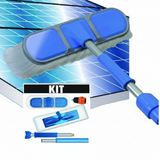 Kit pulizia pannelli solari mop microfibra composizione identica originale
