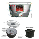 Kit Lotusgrill Barbecue da tavolo CLASSIC + Carbone di Faggio + Gel Combustile [BUNDLE]