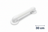 Maniglione sicurezza bagno bianco 30cm dicitura misura sfondo bianco