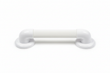 Maniglione sicurezza bagno bianco 60cm orizzontale sfondo bianco