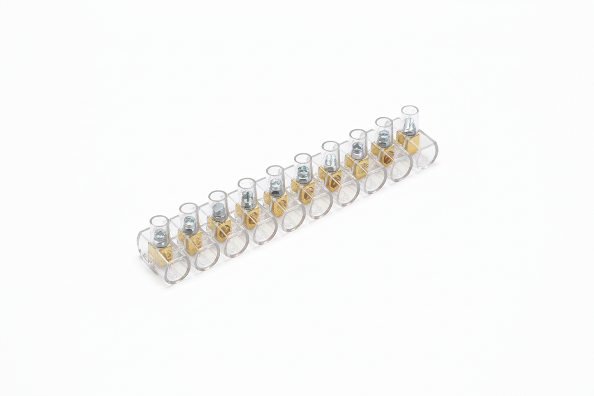 Morsetto elettrico trasparente 4mm² ottimizzato