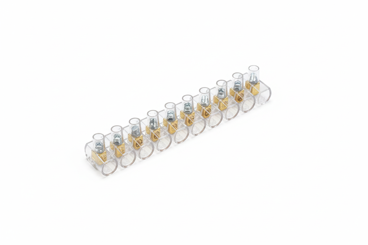 Morsetto elettrico trasparente strip ottimizzato