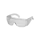 INGCO - Occhiali di Protezione Trasparenti HSG05 | EN ISO 16321-1:2022 | Visiera Intera | Anti-UV | Compatibili Occhiali da Vista