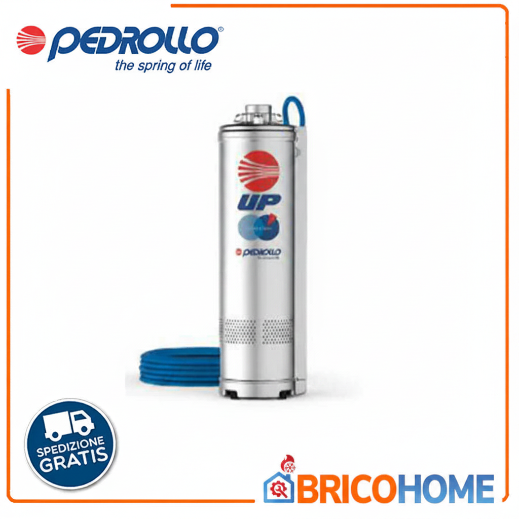 Pedrollo UP con loghi Brico Home