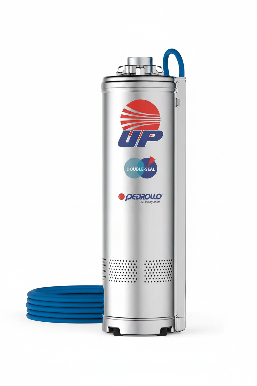 PEDROLLO - Elettropompa Sommersa UPm 2/5 1,5HP | Pozzo 5" | Multigirante | 80 l/min | Prevalenza 79m | Senza Galleggiante