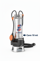Pedrollo VX VORTEX pompa sommergibile cavo 10 metri callout sfondo bianco