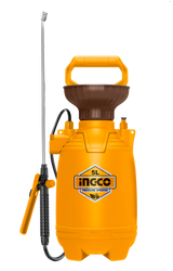 INGCO - Pompa a Pressione a Spalla HSPP30502 | 5 Litri | Lancia Inox | Getto Regolabile | Tracolla