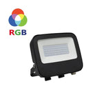 ALCAPOWER - Proiettore LED RGB 39W 930480 LX35-RGB | IP66 IK06 | 110° | 35.000h | Telecomando | Nero | Esterno
