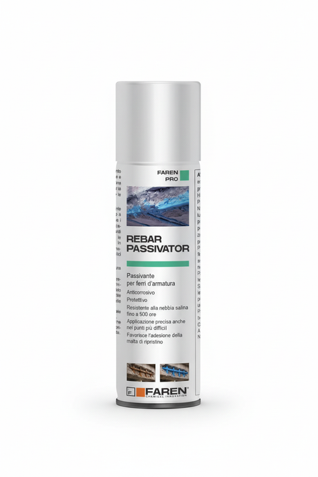 REBAR PASSIVATOR spray Faren sfondo bianco copertina