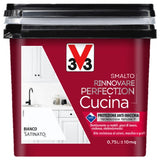 V33 - Smalto Rinnovare Perfection Cucina 750ml | Senza Fondo | Tutti i Supporti | Satinato/Opaco