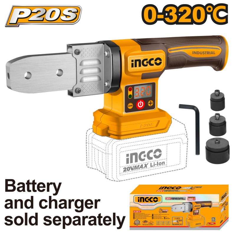 INGCO – Polifusore a Batteria 0–320° Litio 20V – PTWTLI2018 – Solo Corpo