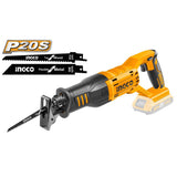 20V reciprocating saw (body only) + 2 INGCO blades