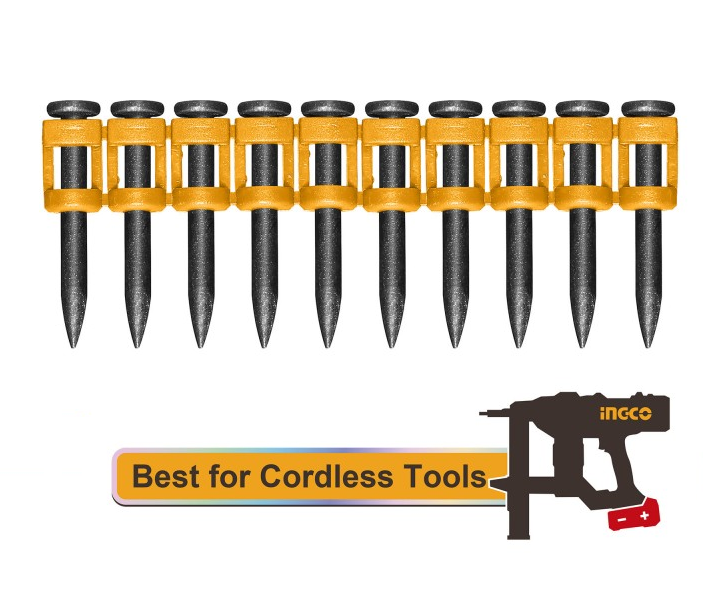 INGCO - Set 1000 Chiodi a Sparo Continuo ANA02271 | 27x2,9mm | Acciaio 60# | Per CCNLI9005 | Best for Cordless