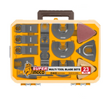 INGCO - Set 23 Accessori per Utensile Multifunzione AKTMT2301 | Lame Universali | Dischi Abrasivi | Raschietti | Valigetta