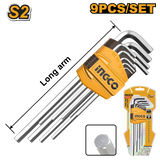 INGCO Set of 9 Hex Keys