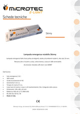 Microtec E-Light Skinny Notwandleuchte