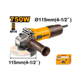INGCO - Smerigliatrice Angolare AG75028E | 750W | Ø115mm | 12.000 rpm | M14
