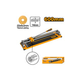 INGCO - Tagliapiastrelle Manuale HTC04601 | 600mm | Spessore max 14mm | Lama 22x6x2mm | Base Acciaio 820x200mm