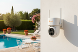 Telecamera Vinco montata villa giardino piscina