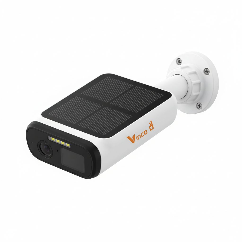 Telecamera Vinco solare bullet copertina prodotto foto reale