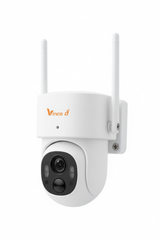 Telecamera Vinco WiFi PTZ outdoor realistica sfondo bianco