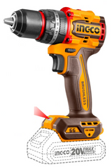 INGCO - Perceuse à percussion Brushless CIDLI20668E | 66Nm | 2 batteries 2Ah | 47 accessoires | Valise