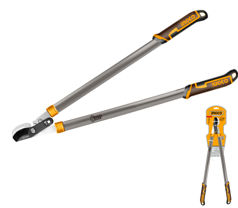INGCO - Ébrancheur Bec Courbé 760mm HLT7608 | SK5 | Max Ø40mm | Lame Téflon | Power Gear