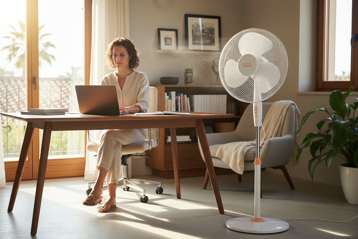 Ventilatore Vinco 1,65m home office comfort estivo