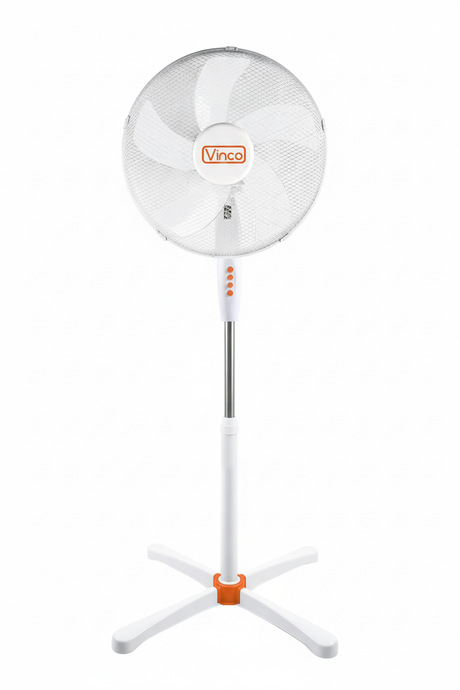 Ventilatore Vinco sfondo bianco pulito