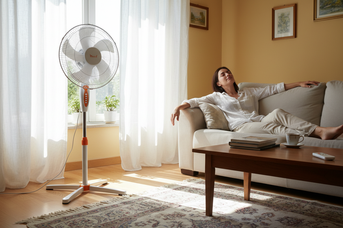 Ventilatore Vinco soggiorno finestra relax